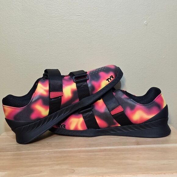 TYR L-1 Lifter Weightlifting Shoes Fire Red Black Men\'s Size 12 Women\'s 13.5 main image 7